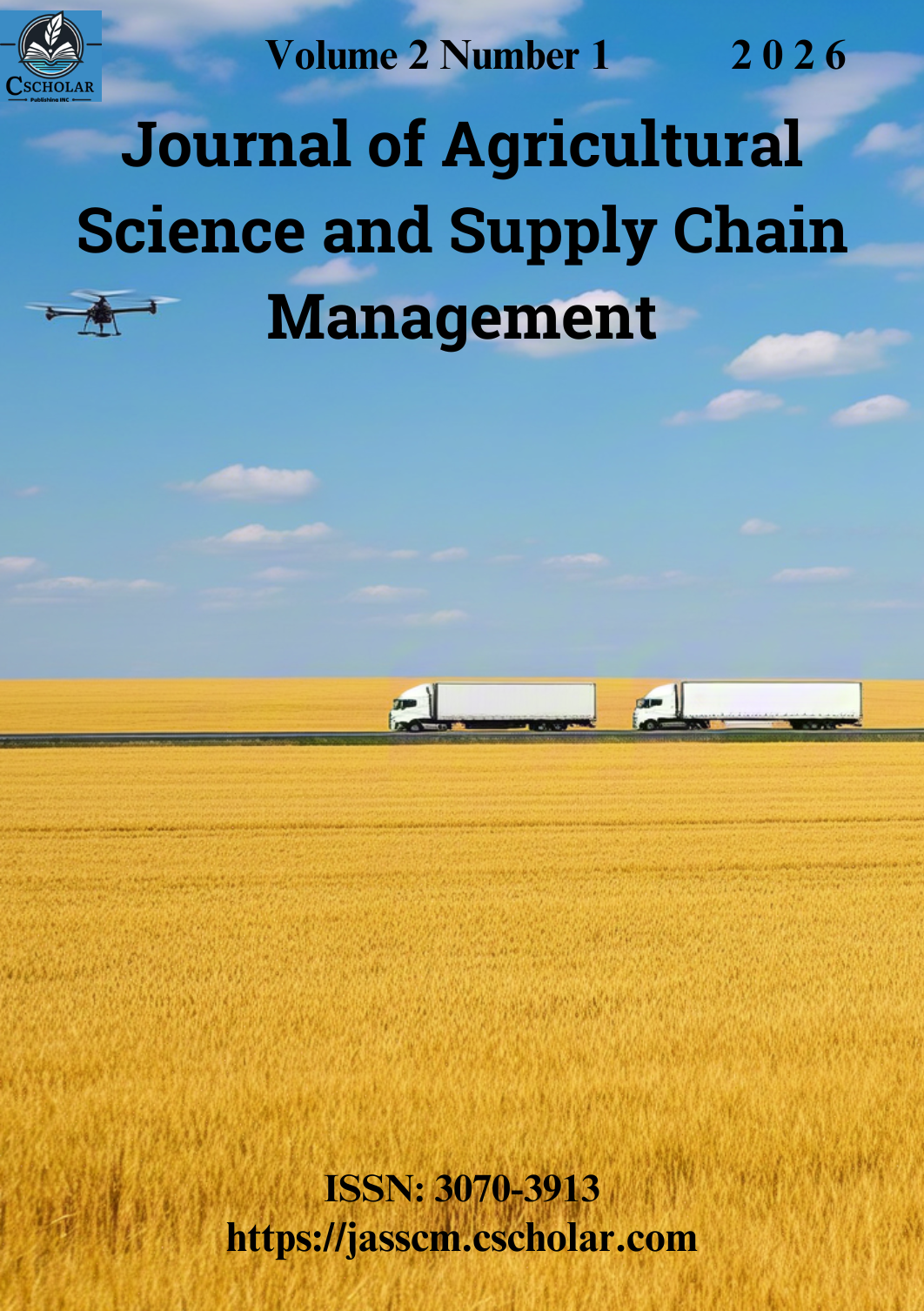 					View Vol. 2 No. 1 (2026): Journal of Agricultural Science and Supply Chain Management
				